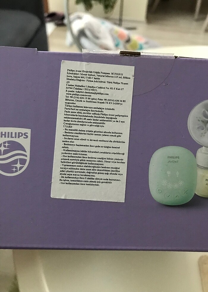 Philips avent süt sağma makinesi - Görsel 3