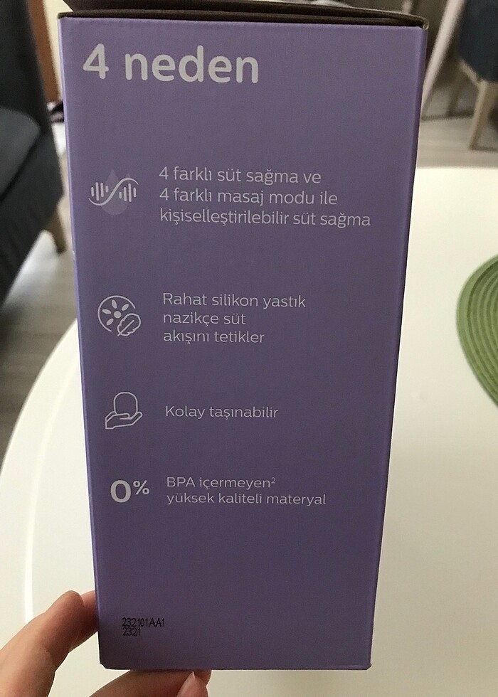 Philips avent süt sağma makinesi - Görsel 4