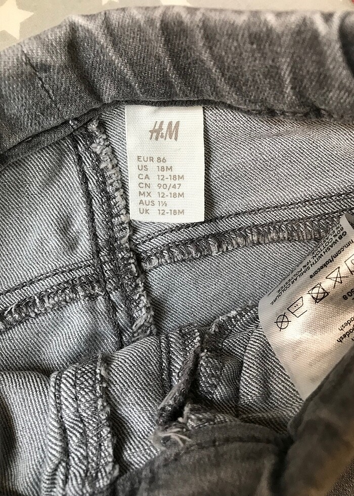 H&M bebek jean pantolon - Görsel 2