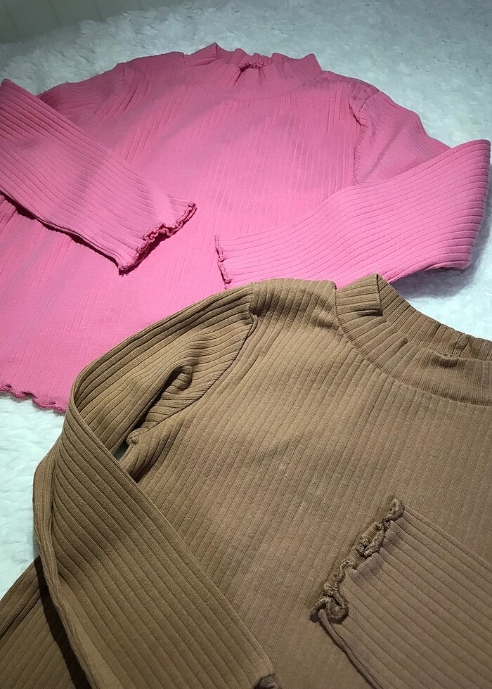 Bebek 2li uzun kollu tişört H&M - Görsel 2