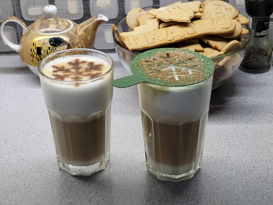 Kar Desenli Kahve için şablon - Görsel 2