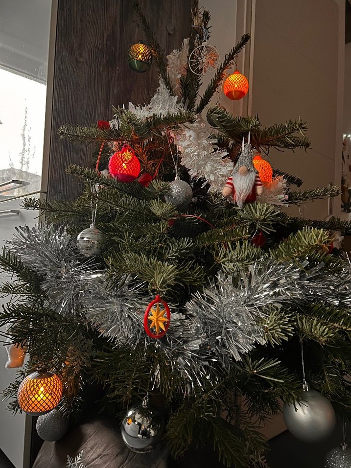 Yılbaşı ağacı ışıklı süs - Görsel 3