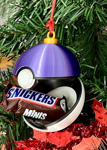 Yılbaşı ağacı pokemon topu süsü - Görsel 6