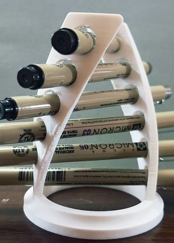 Dna şeklinde masa kalemliği - Görsel 3