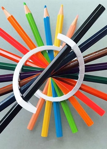 Dna şeklinde masa kalemliği - Görsel 2