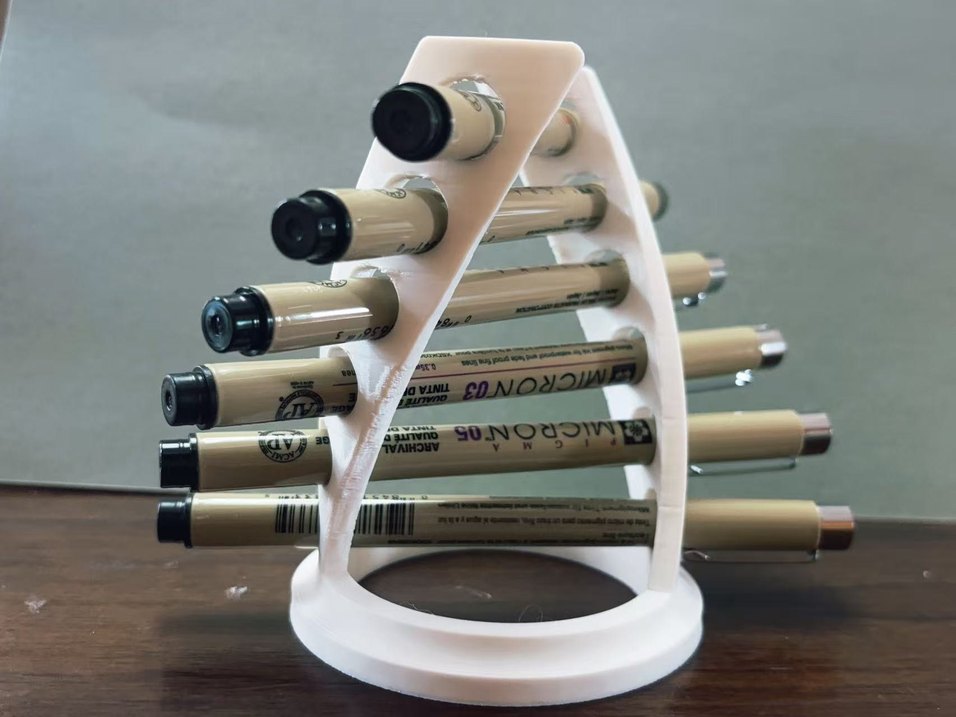 Dna şeklinde masa kalemliği - Görsel 3