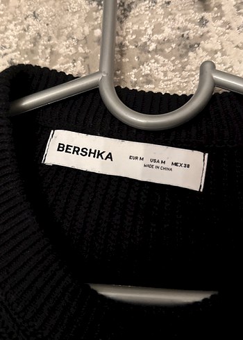 Erkek Siyah Örgü Yün Sweatshirt - Görsel 3