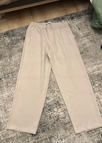 Erkek Bej Pamuk Kumaş Pantolon - Görsel 2