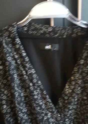 Bohem Uzun Kollu Gri Kadın Elbise - Görsel 2