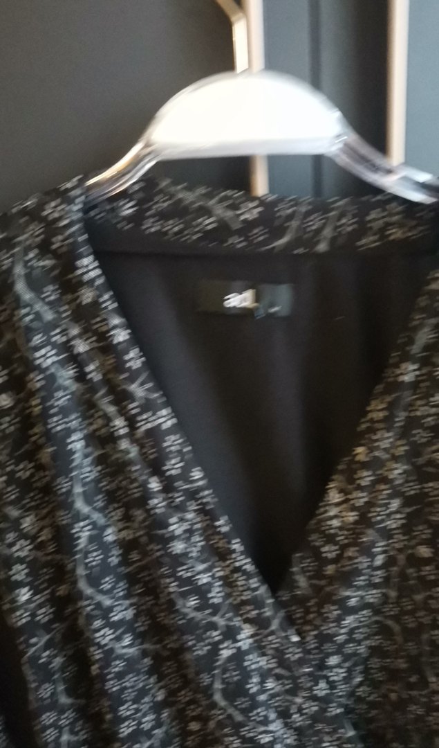 Bohem Uzun Kollu Gri Kadın Elbise - Görsel 2