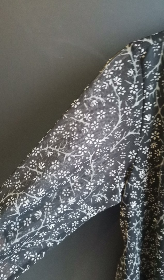 Bohem Uzun Kollu Gri Kadın Elbise - Görsel 3