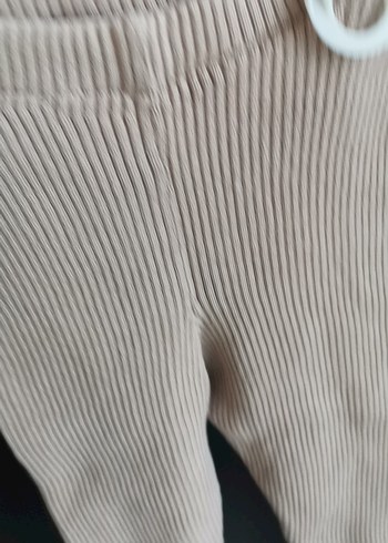 Kız Çocuk Bej Triko Tayt - Görsel 3