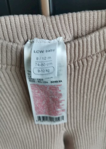 Kız Çocuk Bej Triko Tayt - Görsel 2