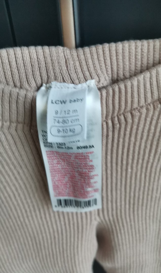 Kız Çocuk Bej Triko Tayt - Görsel 2