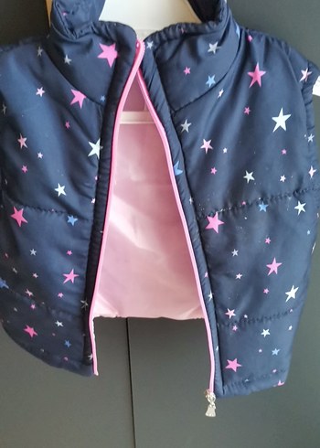 Kız Çocuk Pembe Yıldızlı Şişme Yelek - Görsel 2