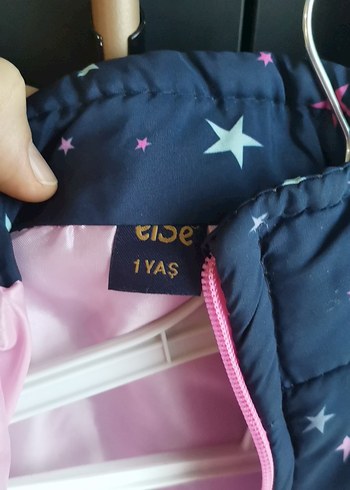 Kız Çocuk Pembe Yıldızlı Şişme Yelek - Görsel 4