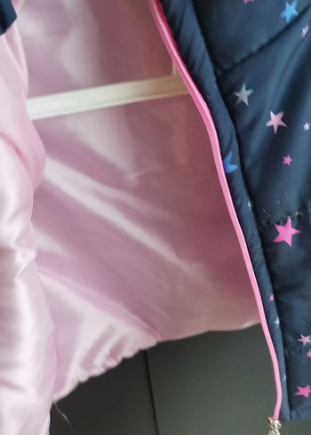 Kız Çocuk Pembe Yıldızlı Şişme Yelek - Görsel 3