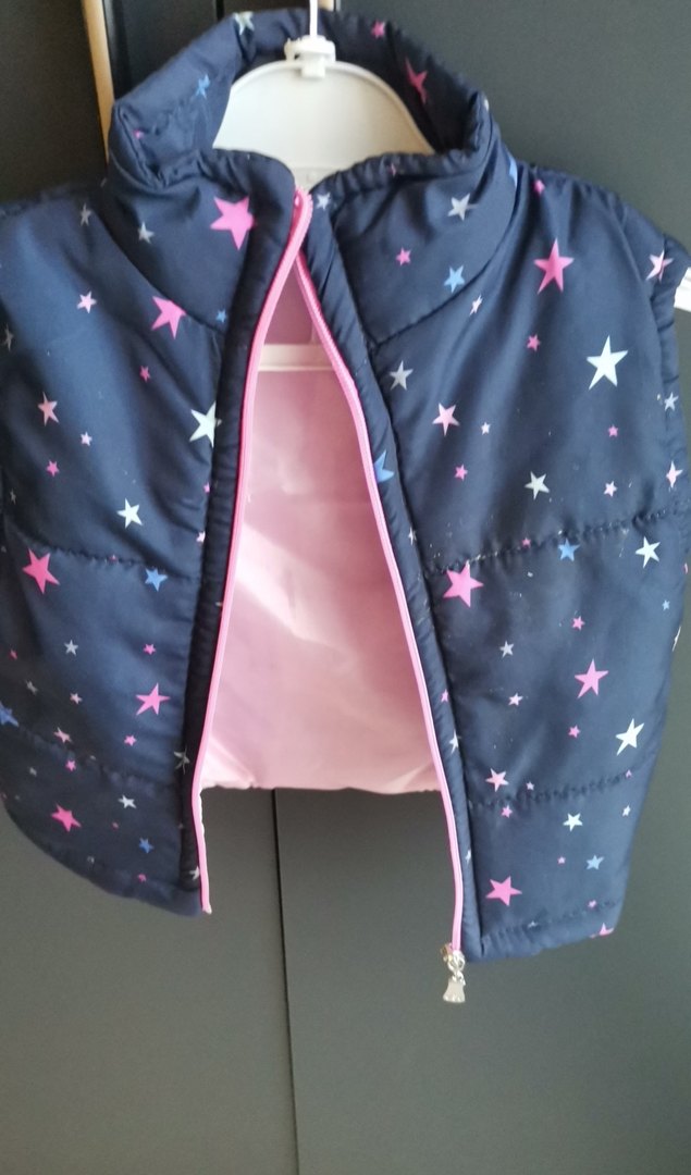 Kız Çocuk Pembe Yıldızlı Şişme Yelek - Görsel 2