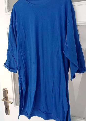 Mavi Rahat Kesim tunik - Görsel 2