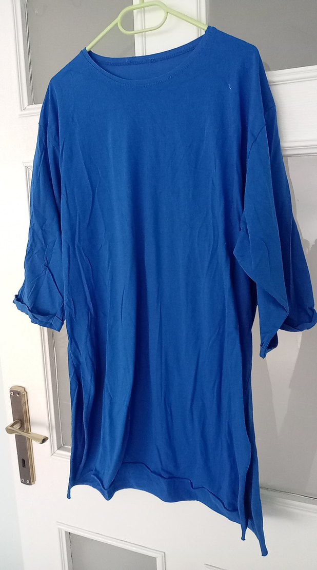 Mavi Rahat Kesim tunik - Görsel 2