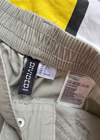 H&M Haki Kargo Pantolon - Görsel 3