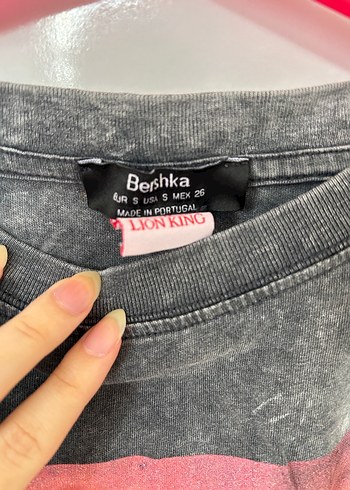 Bershka Aslan Kral Baskılı Tişört - Görsel 2