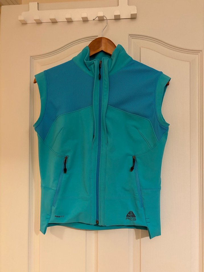 Turkuaz Kadın Fermuarlı Yüksek Yakalı Ceket - Görsel 3