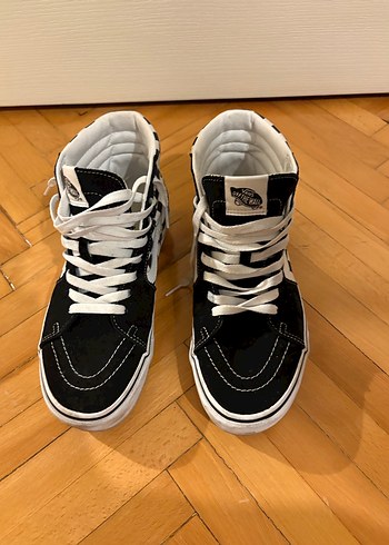Vans Kadın Siyah Beyaz Baskılı Günlük Spor Ayakkabı - Görsel 3