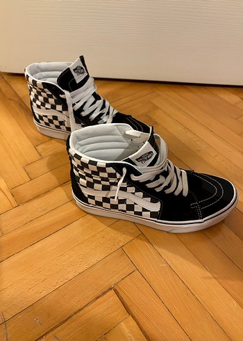 Vans Kadın Siyah Beyaz Baskılı Günlük Spor Ayakkabı - Görsel 5