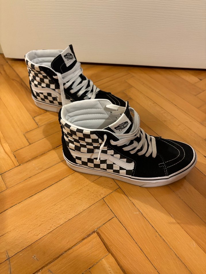 Vans Kadın Siyah Beyaz Baskılı Günlük Spor Ayakkabı - Görsel 5
