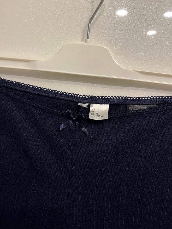 lacivert bol paça pantolon - Görsel 2