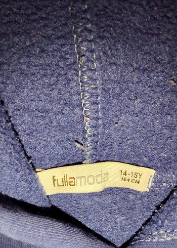 FullaModa Kapüşonlu Erkek Çocuk Sweatshirt Mavi - Görsel 3