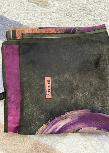 Bohem Tarz Kahverengi Kadın Fular - Görsel 3