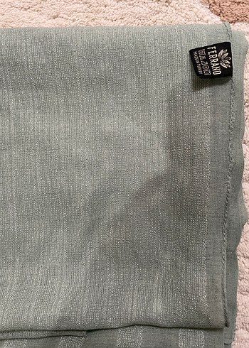 Kadın Açık Yeşil  Bohem Velcro Kapama Kumaş Şal - Görsel 3