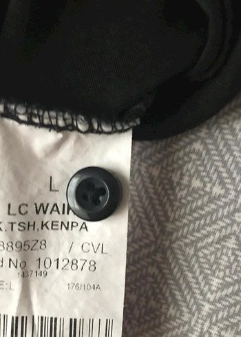 LC Waikiki Siyah Erkek Uzun Kollu Basic polo yaka t-shirt - Görsel 4