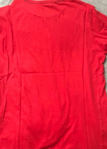 Kırmızı Erkek Regular Fit Pamuk Tişört - Görsel 5