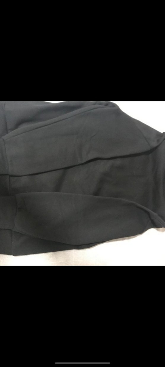 Siyah Kapüşonlu Uzun Kollu Sweatshirt - Görsel 5