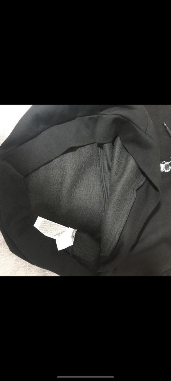 Siyah Kapüşonlu Uzun Kollu Sweatshirt - Görsel 3