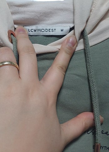 Kadın Kapüşonlu Uzun Kollu Salaş Sweatshirt - Görsel 4