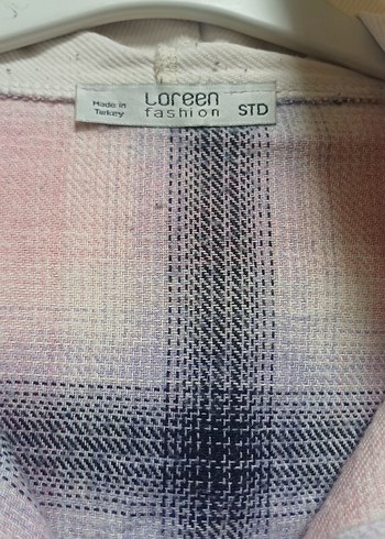 Pembe Kapüşonlu Kadın Gömlek - Görsel 3