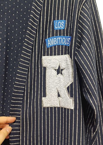 Uzun Kollu Nakışlı Kadın Penye Ceket - Görsel 4