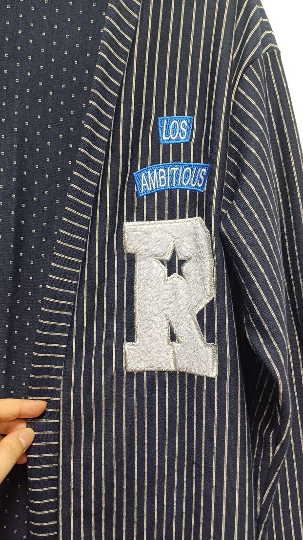 Uzun Kollu Nakışlı Kadın Penye Ceket - Görsel 4