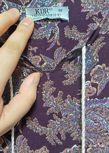 Püsküllü Bohem Bordo Uzun Elbise - Görsel 3