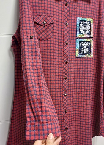 Bordo Kadın Gömlek - Görsel 2