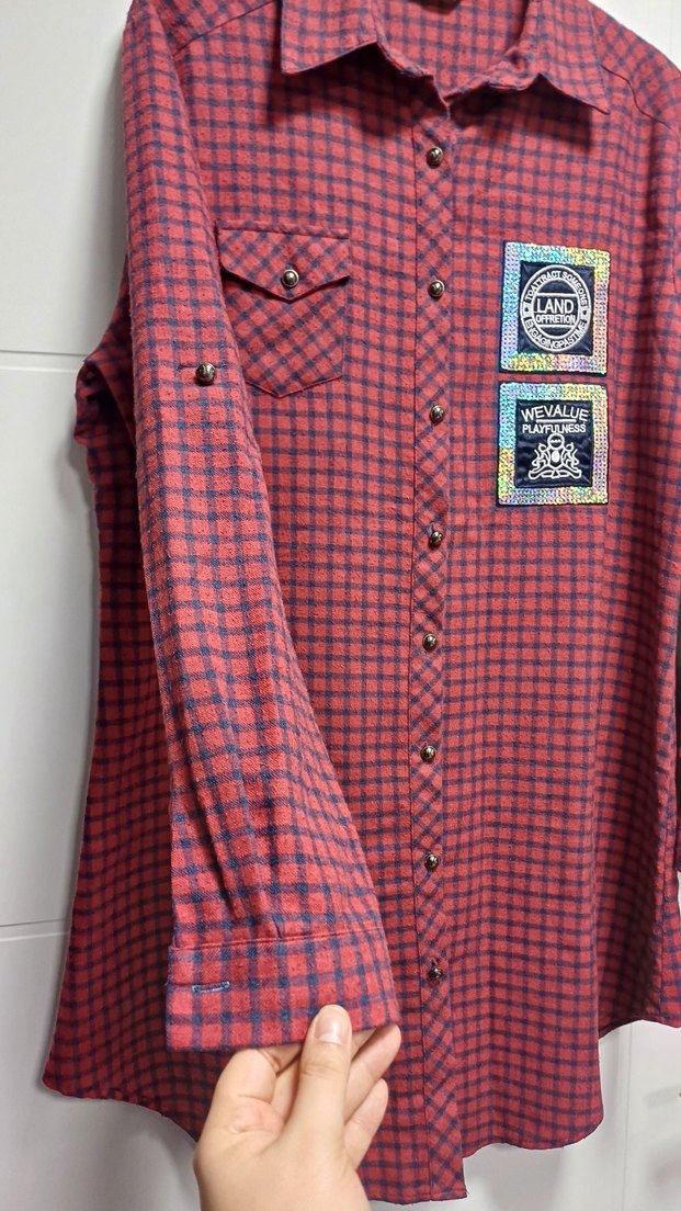 Bordo Kadın Gömlek - Görsel 2