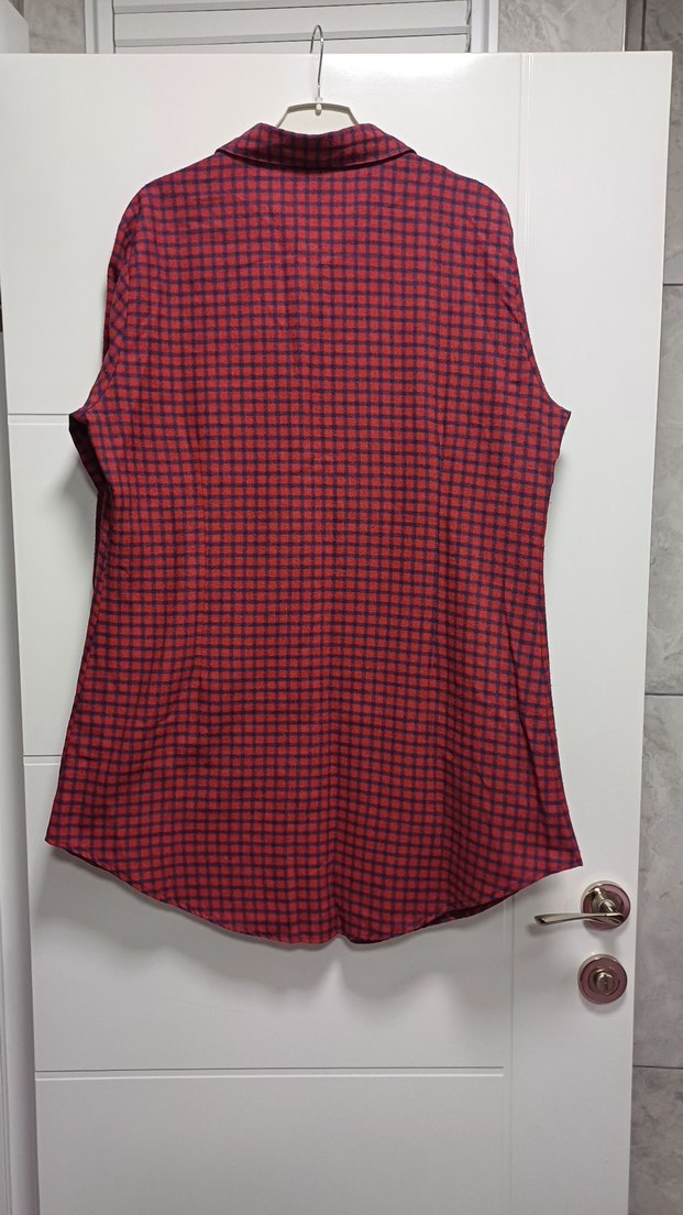 Bordo Kadın Gömlek - Görsel 5