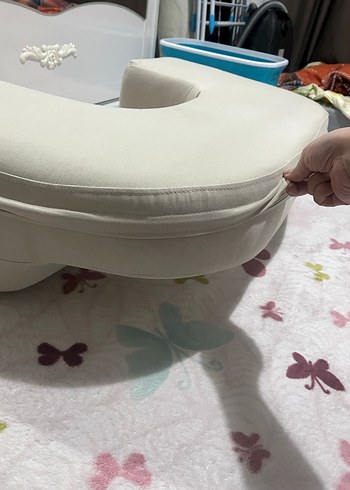 İkiz Emzirme Yastığı Bej - Görsel 3