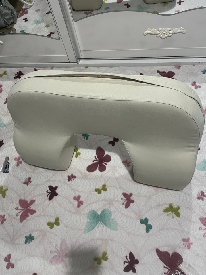 İkiz Emzirme Yastığı Bej - Görsel 4