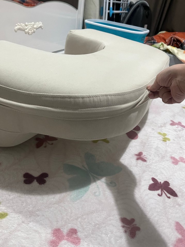 İkiz Emzirme Yastığı Bej - Görsel 3