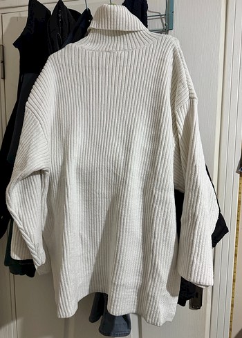 H&M Nakışlı Bebek Önlüğü - Beyaz Gri - Görsel 3